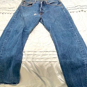 Levi’s 501 Original Dark Blue Jeans